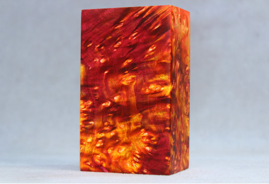 Stabilized Maple Burl Wood Mod Block